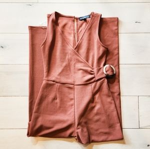 Burnt Orange Jumpsuit